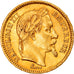 Munten, Frankrijk, Napoleon III, 20 Francs, 1865, Strasbourg, PR, Goud