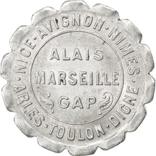 Moneda, Francia, 5 Centimes, 1921, MBC+, Aluminio, Elie:10.6