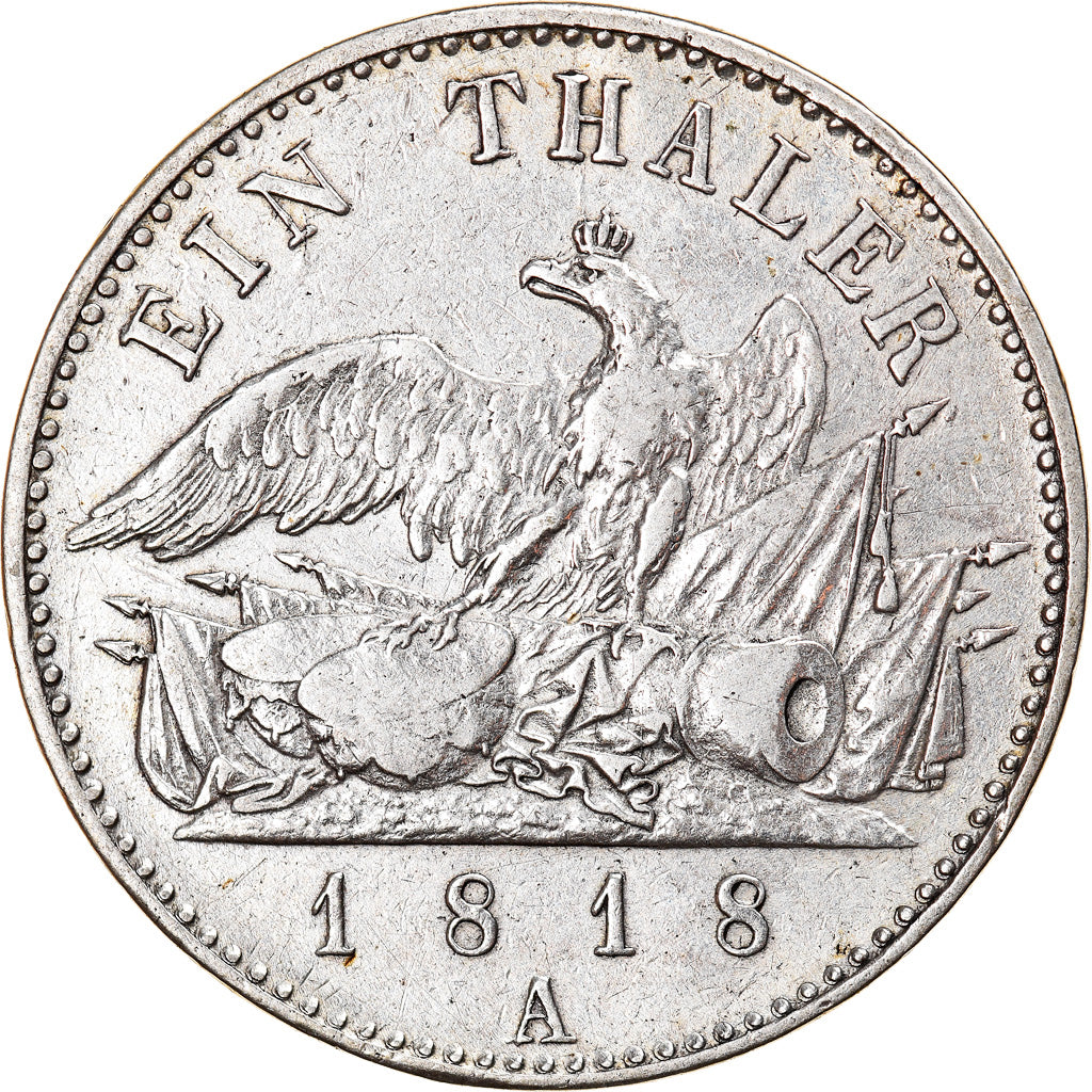 Moneta, Stati tedeschi, PRUSSIA, Friedrich Wilhelm III, Thaler, 1818, Berlin