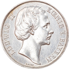 Moneta, Stati tedeschi, BAVARIA, Ludwig II, Thaler, 1871, Berlin, SPL, Argento