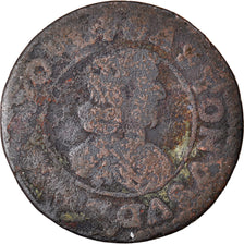 Munten, Frankrijk, DOMBES, Gaston van Orleans, Double Tournois, Trévoux, ZG+