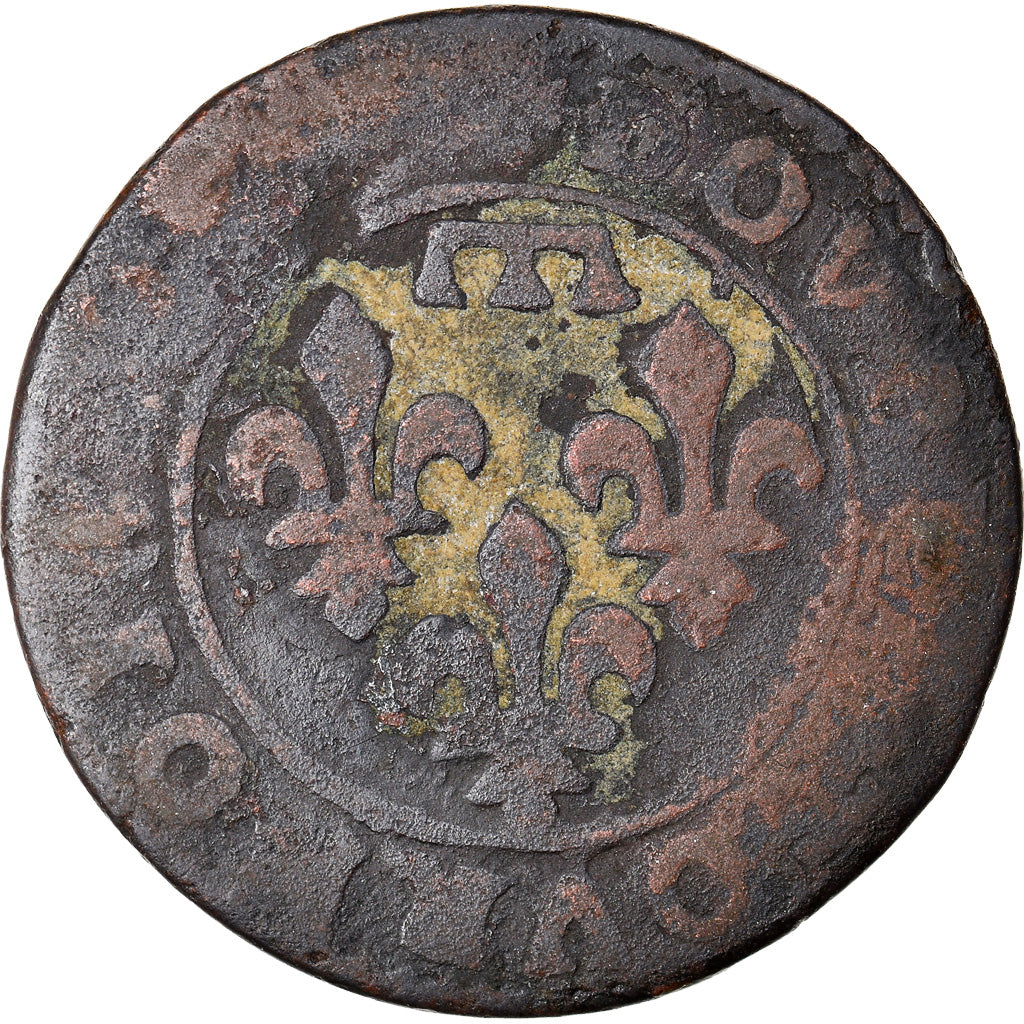Munten, Frankrijk, DOMBES, Gaston van Orleans, Double Tournois, Trévoux, ZG+