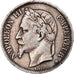 Moneda, Francia, Napoléon III, 5 Francs, 1867, Strasbourg, MBC, Plata, KM:799.2