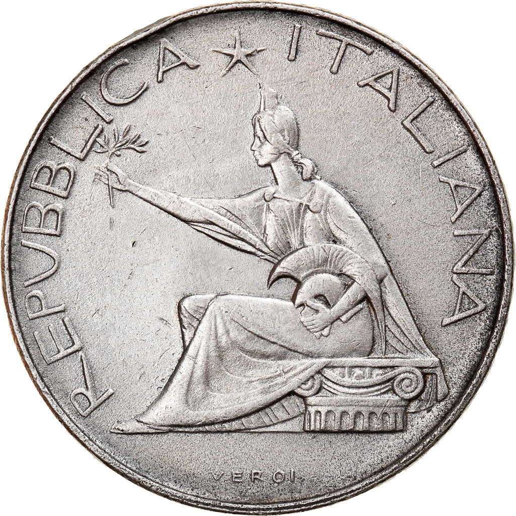 Coin, Italy, 500 Lire, 1961, Rome, AU(50-53), Silver, KM:99