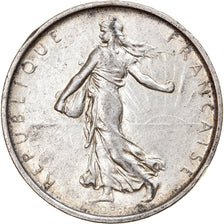 Moneda, Francia, Semeuse, 5 Francs, 1968, MBC+, Plata, KM:926, Gadoury:770