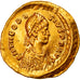 Monnaie, Theodosius II, Tremissis, 430 - 440 AC, Constantinople, SUP, Or
