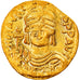 Moneta, Maurice Tiberius, Solidus, 582-602, Constantinople, AU(55-58), Złoto