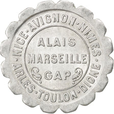 France, 10 Centimes, 1921, AU(55-58), Aluminium, Elie #10.7, 1.53