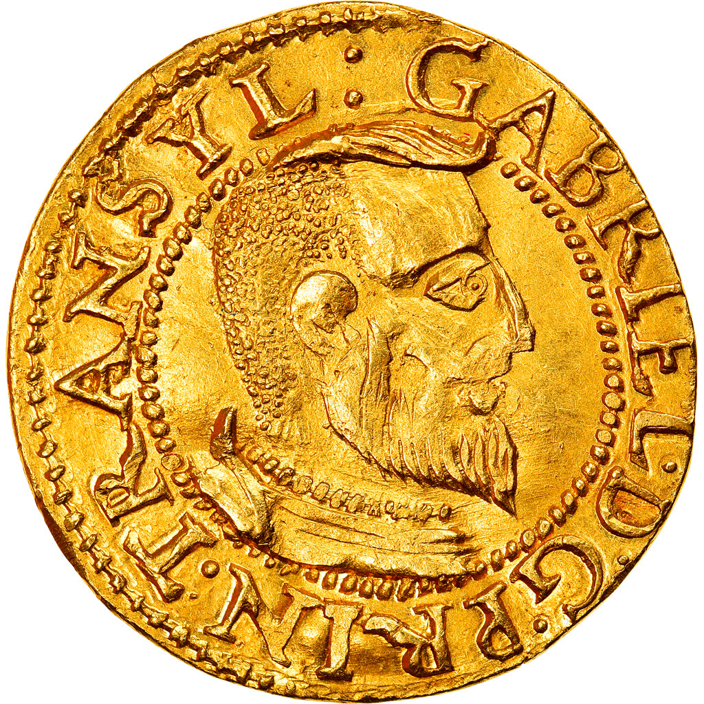 Moneta, Ungheria, Transylvania, Gabriel Báthory, Ducat, 1613, SPL, Oro