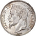 Munten, Frankrijk, Napoléon III, 5 Francs, 1869, Strasbourg, ZF+, Zilver
