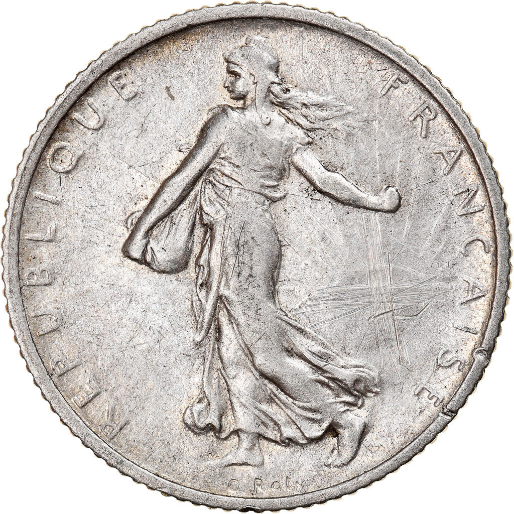 Coin, France, Semeuse, Franc, 1906, Paris, EF(40-45), Silver, KM:844.1