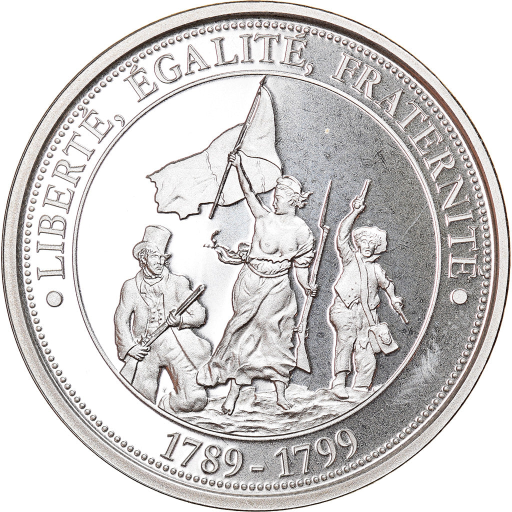 Francia, medaglia, Liberté Egalité Fraternité, 1989, SPL+, Argento