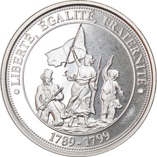 Francia, medaglia, Liberté Egalité Fraternité, 1989, SPL+, Argento