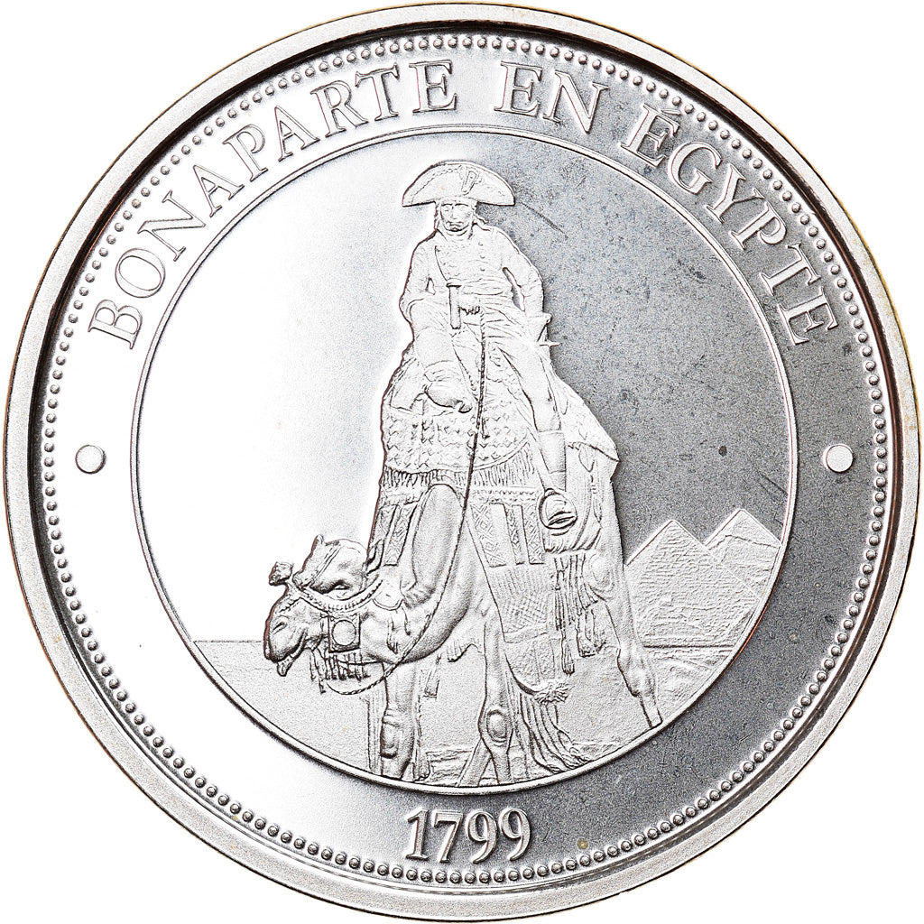 France, Médaille, Bonaparte en Egypte, 1989, SPL+, Argent