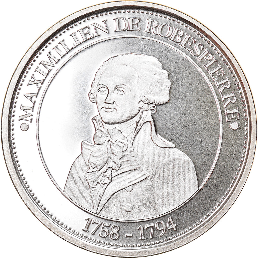Francia, medaglia, Révolution Française, Maximilien de Robespierre, History