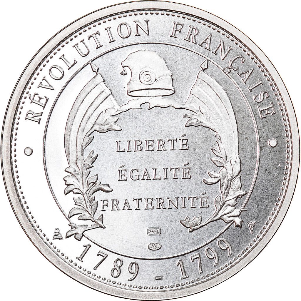 Francja, Medal, Serment du Jeu de Paume, 1989, MS(64), Srebro