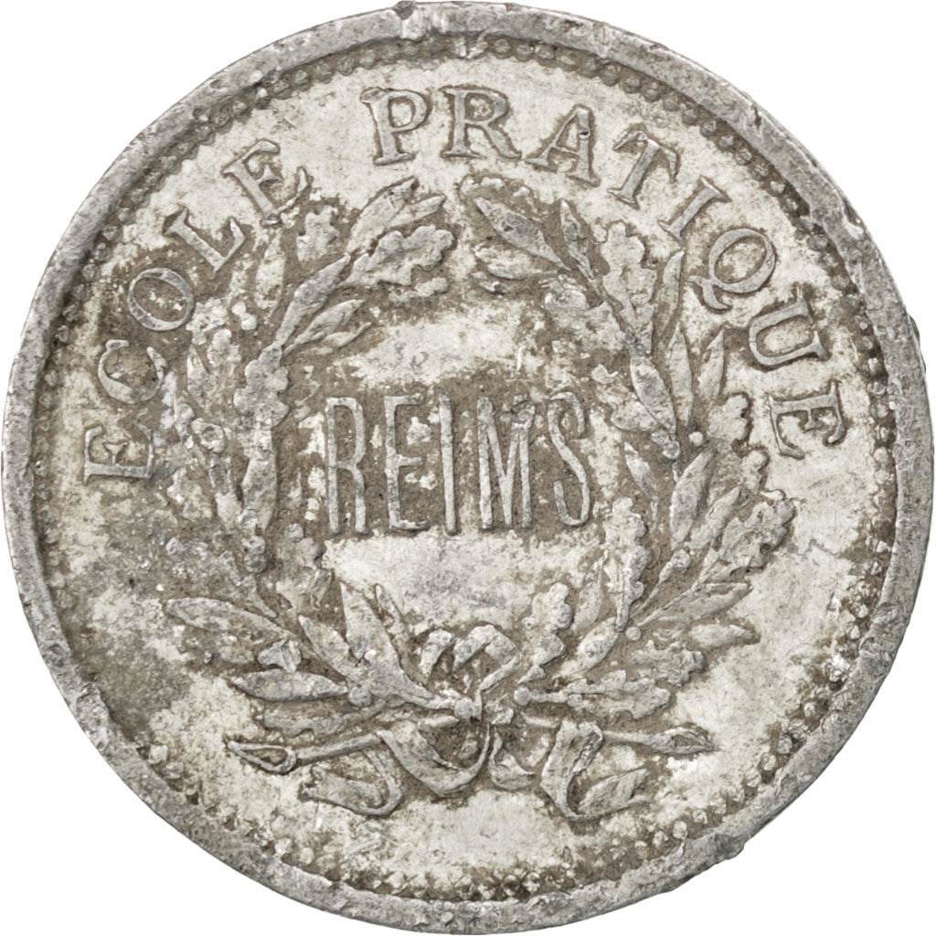 Reims, Ecole Pratique, Bureau Commerçant, 1 Franc, Elie Inédit