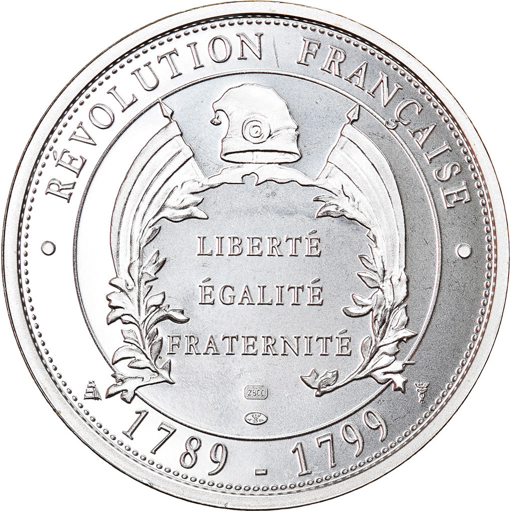 Frankreich, Medaille, François de Charette, 1989, UNZ+, Silber