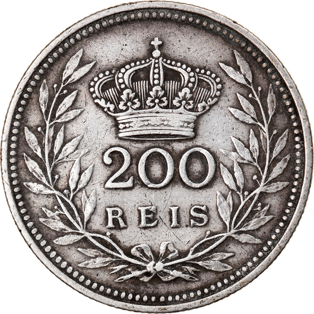 Moeda, Portugal, Manuel II, 200 Reis, 1909, Paris, EF(40-45), Prata, KM:549