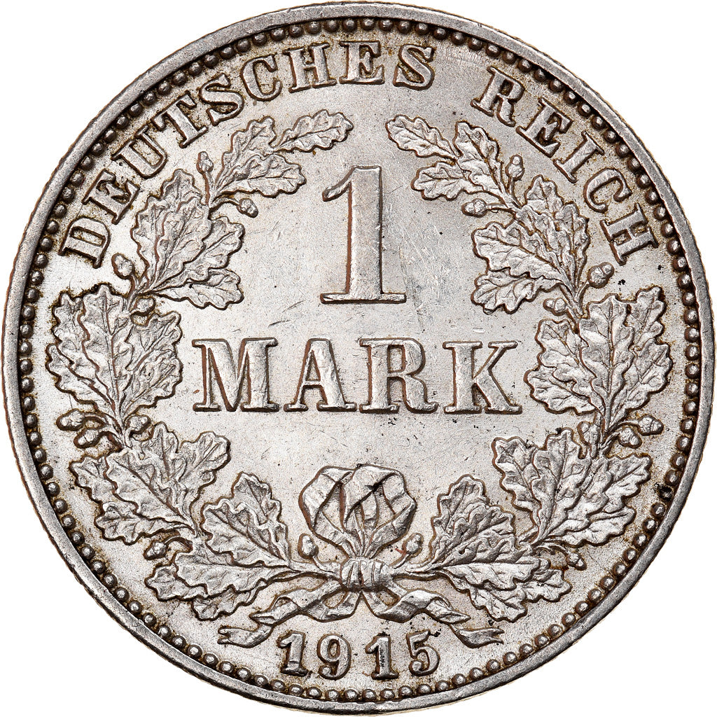 Moneta, GERMANIA - IMPERO, Wilhelm II, Mark, 1915, Karlsruhe, SPL-, Argento