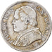 Münze, Italien Staaten, PAPAL STATES, Pius IX, Lira, 1868, Roma, S+, Silber