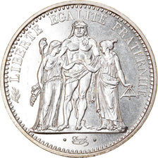 Moeda, França, Hercule, 10 Francs, 1973, Paris, MS(63), Prata, KM:932