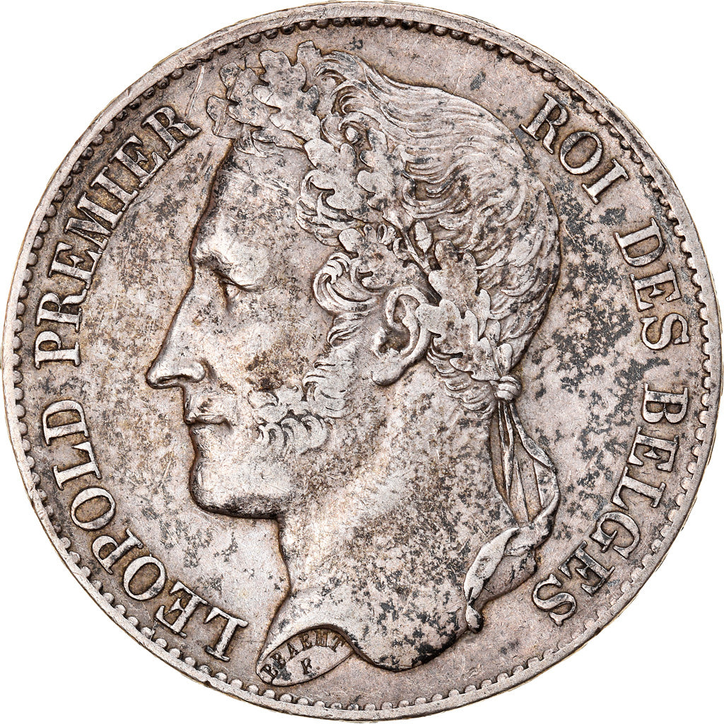Münze, Belgien, Leopold I, 5 Francs, 5 Frank, 1849, SS, Silber, KM:3.2