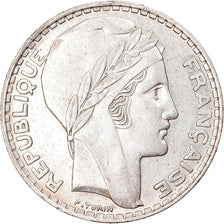 Münze, Frankreich, Turin, 20 Francs, 1937, Paris, SS, Silber, KM:879