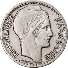 Moneda, Francia, Turin, 10 Francs, 1945, Paris, Rameaux courts, MBC, Cobre -