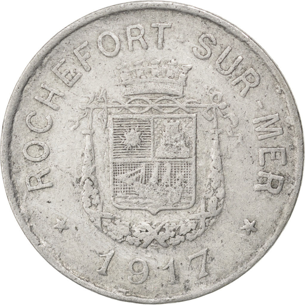 France, 10 Centimes, 1917, VF(20-25), Aluminium, Elie #10.2, 1.46