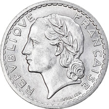 Munten, Frankrijk, Lavrillier, 5 Francs, 1946, Castelsarrasin, UNC-, Aluminium