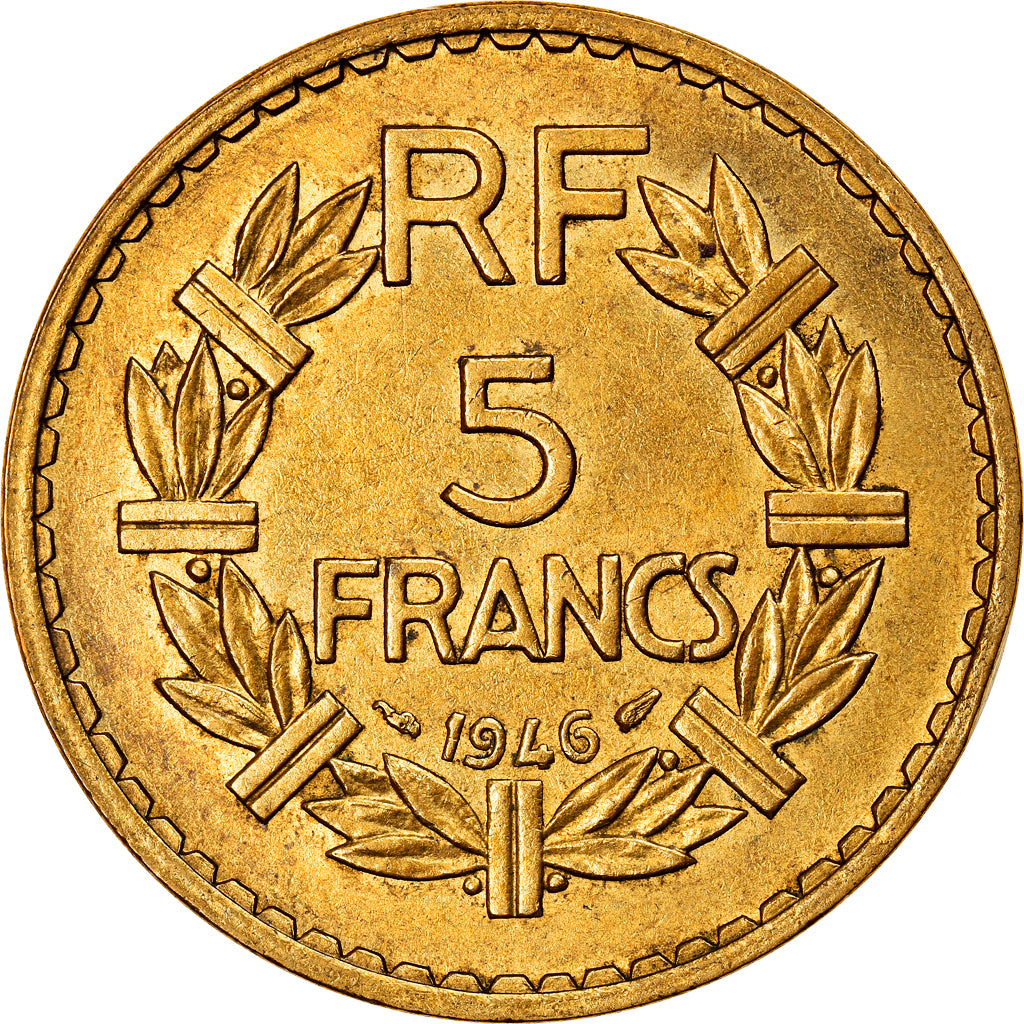 Monnaie, France, Lavrillier, 5 Francs, 1946, Paris, SUP, Aluminum-Bronze