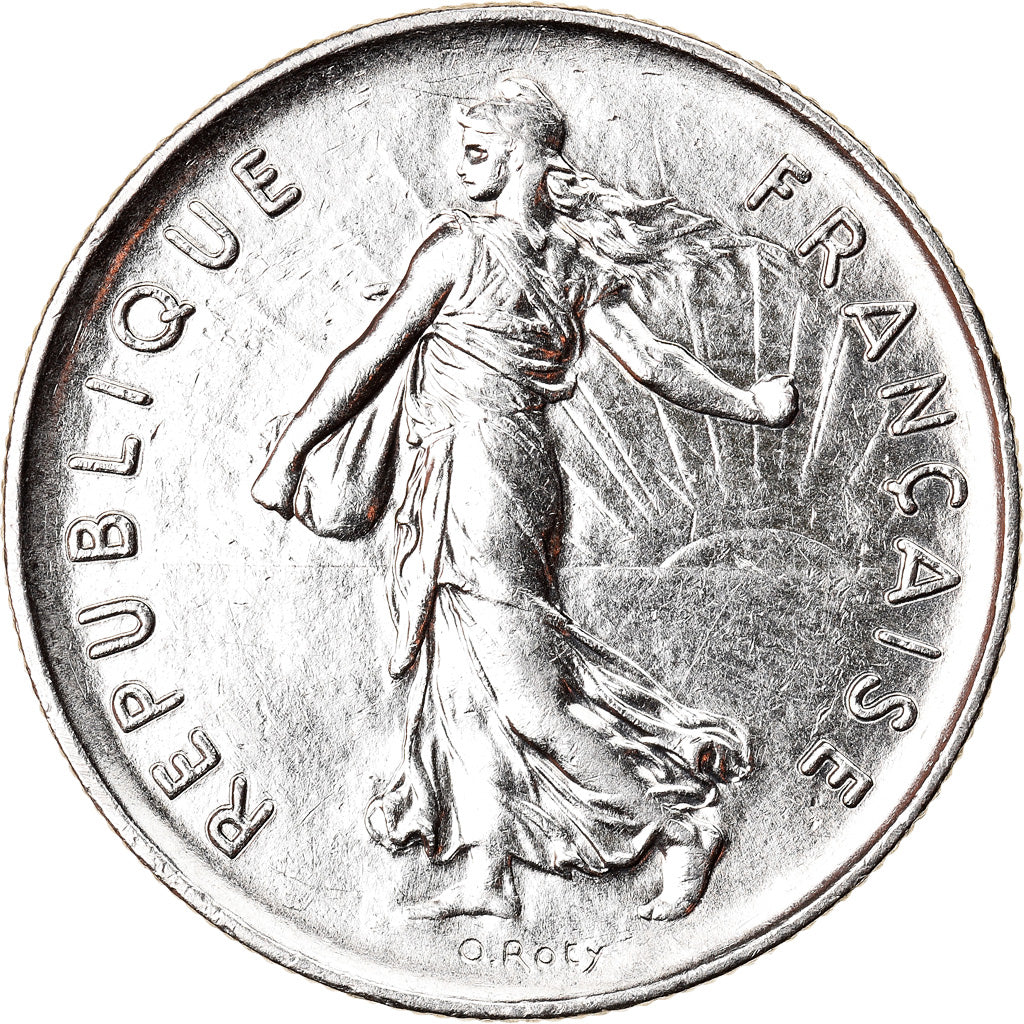Moneta, Francia, Semeuse, 5 Francs, 1982, Paris, FDC, SPL, Nichel placcato