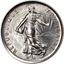 Moeda, França, Semeuse, 5 Francs, 1984, Paris, MS(65-70), Cobre-Níquel
