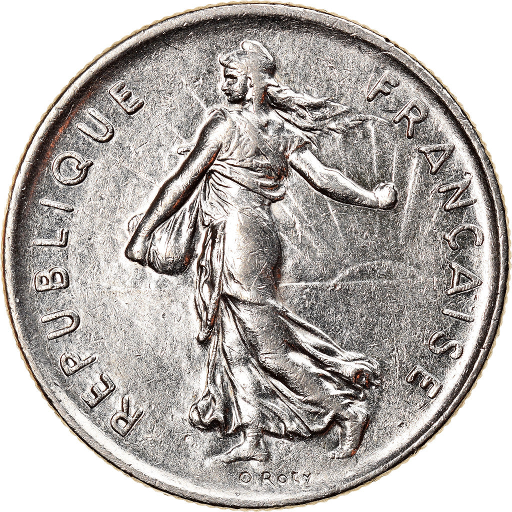Moneta, Francia, Semeuse, 5 Francs, 1994, Paris, BB+, Nichel placcato