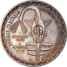Moneta, Stati dell'Africa occidentale, 500 Francs, 1972, SPL, Argento, KM:7