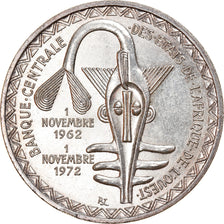 Moneta, Stati dell'Africa occidentale, 500 Francs, 1972, SPL, Argento, KM:7