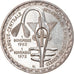 Moneta, Stati dell'Africa occidentale, 500 Francs, 1972, SPL, Argento, KM:7