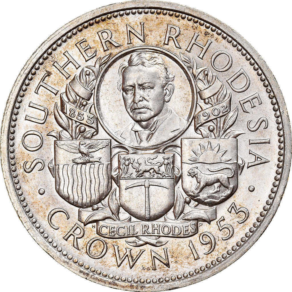 Münze, Southern Rhodesia, Elizabeth II, Crown, 1953, British Royal Mint, UNZ