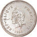Moneta, Nuove Ebridi, 100 Francs, 1966, Paris, BB, Argento, KM:1, Lecompte:59