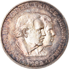 Munten, Monaco, Rainier III, 100 Francs, 1982, PR, Zilver, KM:161, Gadoury:MC163