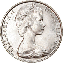 Münze, Australien, Elizabeth II, 50 Cents, 1966, VZ+, Silber, KM:67