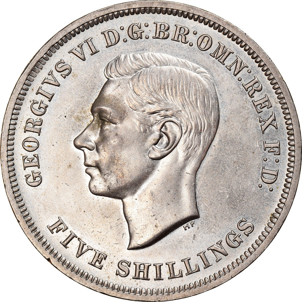 Moeda, Grã-Bretanha, George VI, Crown, 1951, AU(55-58), Cobre-níquel, KM:880