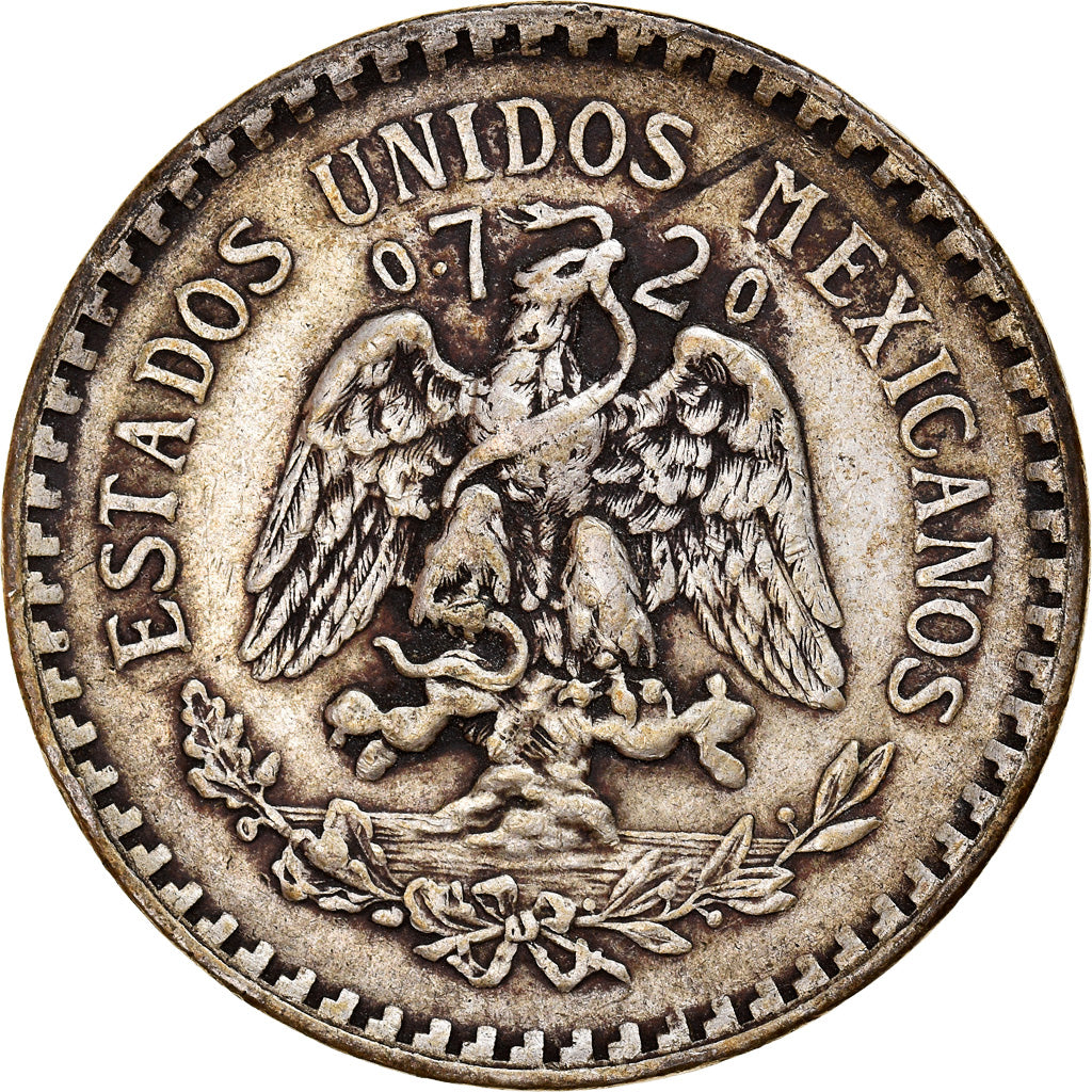 Monnaie, Mexique, Peso, 1922, Mexico City, TTB, Argent, KM:455