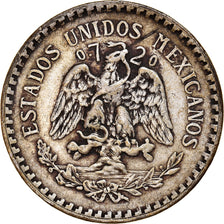 Monnaie, Mexique, Peso, 1922, Mexico City, TTB, Argent, KM:455