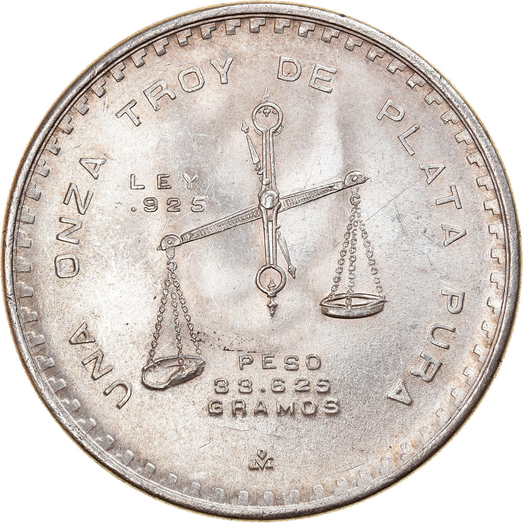 Moneda, México, Onza, 1980, Mexico City, EBC+, Plata, KM:M49b.5