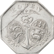 Moneda, Francia, 10 Centimes, 1918, MBC, Aluminio, Elie:10.2