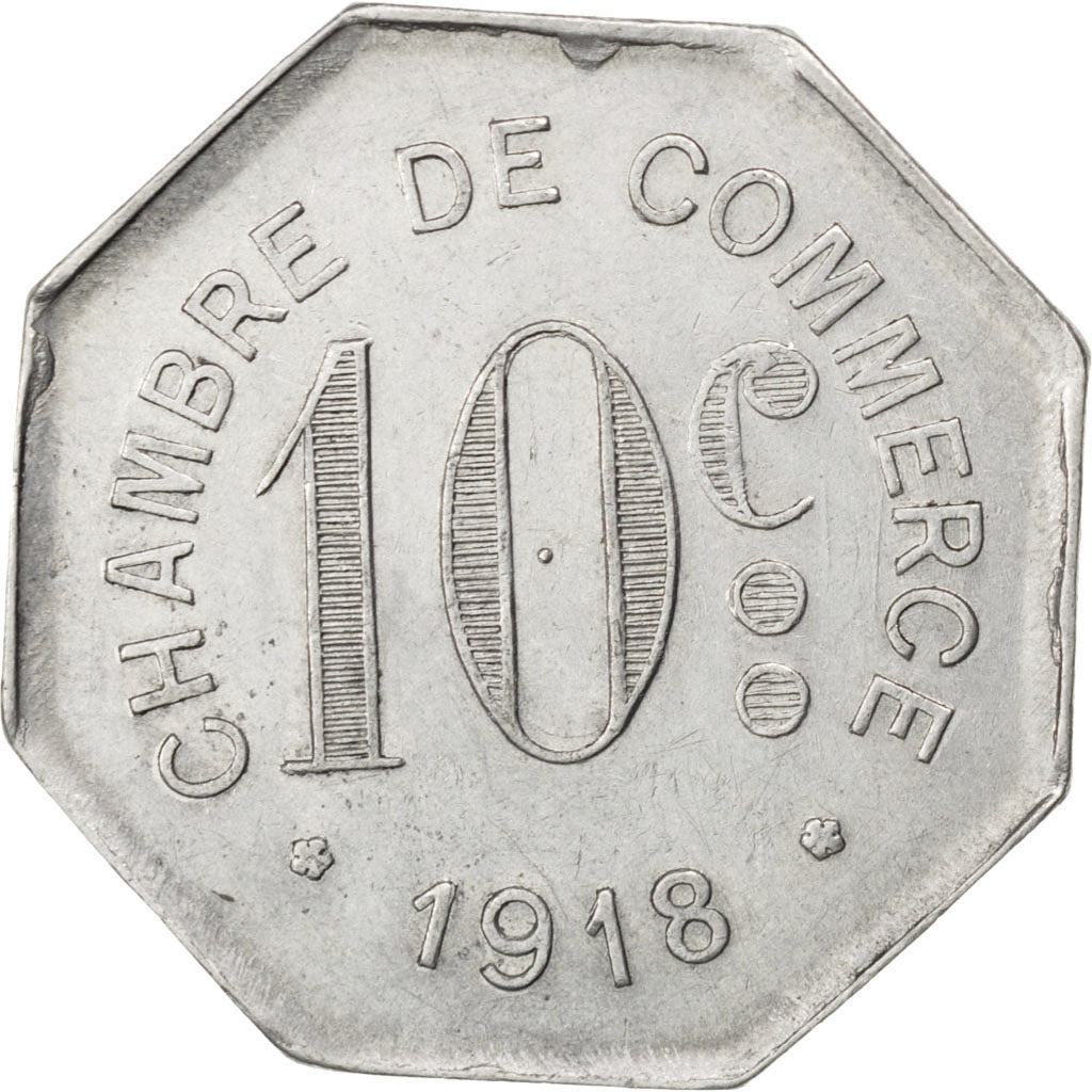 Coin, France, 10 Centimes, 1918, EF(40-45), Aluminium, Elie:10.2