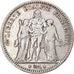 Moneta, Francia, Hercule, 5 Francs, 1878, Bordeaux, MB+, Argento, KM:820.2