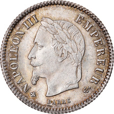 Monnaie, France, Napoleon III, Napoléon III, 20 Centimes, 1867, Strasbourg